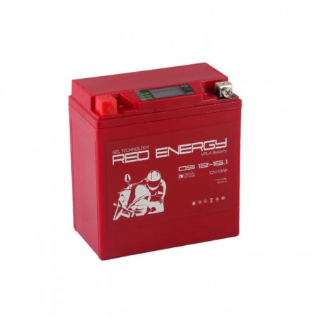 Аккумуляторная батарея Red Energy DS 12-16.1 (YTX16-BS, YB16B-A) 12 В, 16 Ач прямая (+ -)