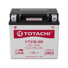 Аккумуляторная батарея TOTACHI MOTO YTX16-BS 16 Ач