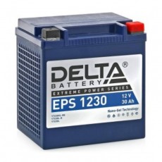 Аккумуляторная батарея Delta 30 Ач EPS 1230 (YTX30L-BS), обратная полярность