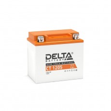 Аккумуляторная батарея Delta СТ1205 (YTX5L-BS, YT5L-BS, YTZ7S) 12 В, 5 Ач обратная (- +)