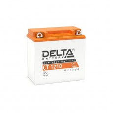 Аккумуляторная батарея Delta СТ1210 (YB9A-A, 12N9-4B-1, YB9-B) 12 В, 10 Ач прямая (+ -)
