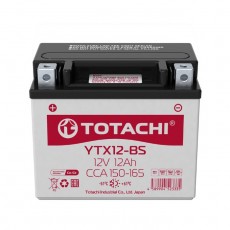 Аккумуляторная батарея TOTACHI MOTO YTX12-BS 12 Ач