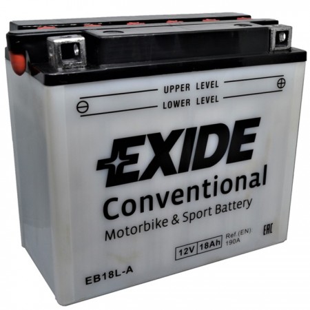 Аккумуляторная батарея Exide 18 Ач EB18L-A, обратная полярность