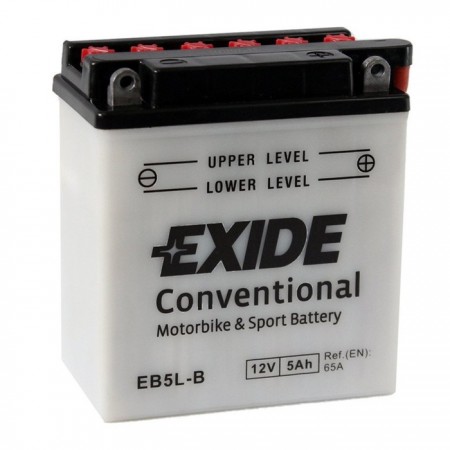 Аккумуляторная батарея Exide 5 Ач EB5L-B (12N5-3B), обратная полярность