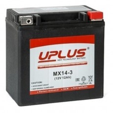 Аккумуляторная батарея UPLUS Power Sport 12 Ач MX14-3 (EPS 1215, YTX14L-BS), обратная полярность
