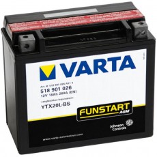 Аккумуляторная батарея Varta 18 Ач Moto AGM 518 901 026 (YTX20L-BS)