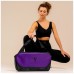 Сумка для йоги, 48 × 25 × 18 см, цвет фиолетовый