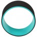 Йога-колесо «Лотос» 33 × 13 см, цвет мятный/чёрный