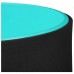 Йога-колесо «Лотос» 33 × 13 см, цвет мятный/чёрный