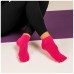 Носки для йоги прорезиненные, размер 36-38, цвета микс