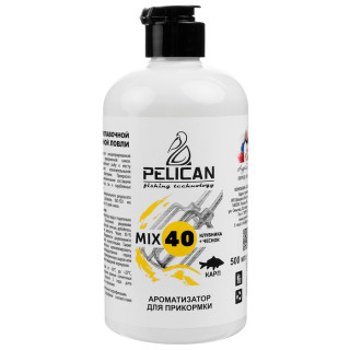 Ароматизатор PELICAN MIX 40, карп клубника с чесноком, 500 мл