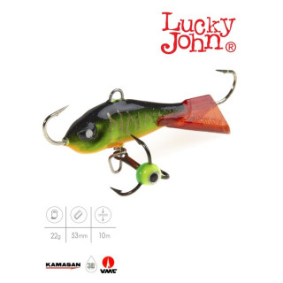 Балансир Lucky John BALTIC 5 + тройник, 5 см, цвет 301RT блистер