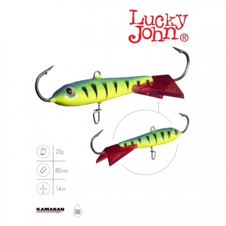 Балансир Lucky John CLASSIC 8, 8 см, цвет 36RT