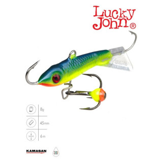 Балансир Lucky John CLASSIC 4.5 + тройник, 5 см, цвет 29 блистер