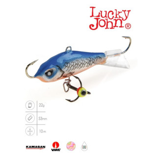 Балансир Lucky John BALTIC 5 + тройник, 5 см, цвет 45H блистер