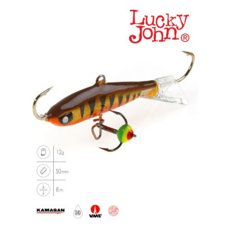 Балансир Lucky John NORDIC 4 + тройник, 4 см, цвет 41 блистер