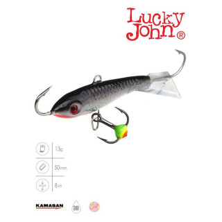 Балансир Lucky John CLASSIC 5 + тройник, 5 см, цвет 13H блистер