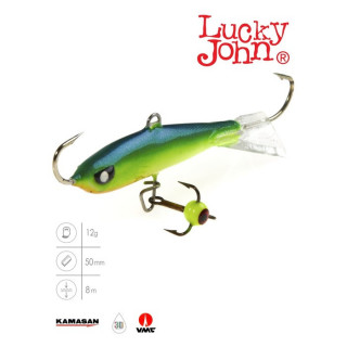 Балансир Lucky John NORDIC 4 + тройник, 4 см, цвет 29 блистер