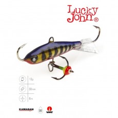 Балансир Lucky John NORDIC 4 + тройник, 4 см, цвет 114 блистер