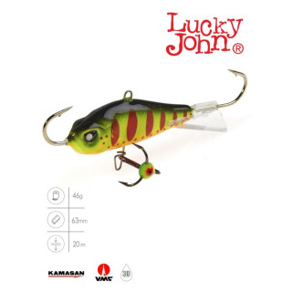 Балансир Lucky John BALTIC 6 + тройник, 6 см, цвет 201 блистер