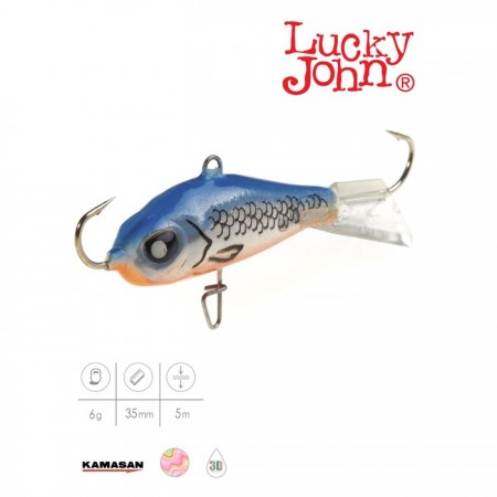 Балансир Lucky John BALTIC 3, 2.5 см, цвет 45H