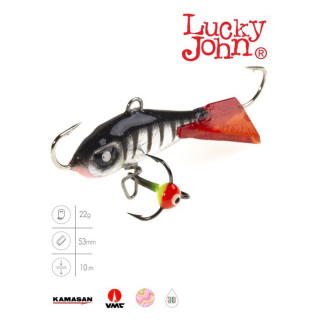 Балансир Lucky John BALTIC 5 + тройник, 5 см, цвет 12HRT блистер