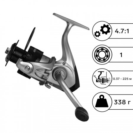 Катушка Nautilus Faeton NF 4000, 1 подшипник, 4.7:1