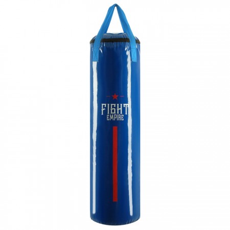Боксёрский мешок FIGHT EMPIRE, вес 40 кг, на ленте ременной, цвет синий