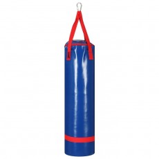 Боксёрский мешок, вес 25 кг, на ленте ременной, цвет синий