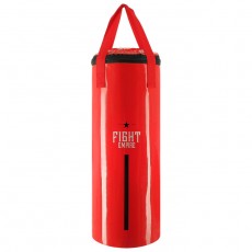Боксёрский мешок FIGHT EMPIRE, вес 60 кг, на ленте ременной, цвет красный