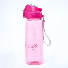 Бутылка для воды "Айви", 600 мл, розовая