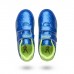 Бутсы футбольные Atemi SBA-006 INDOOR KIDS, синий/ярко-салатовый, размер 29