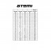 Бутсы футбольные Atemi SBA-002 MSR KIDS, черный/бирюзовый, размер 31