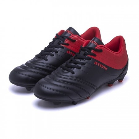 Бутсы футбольные Atemi SBA-002 MSR KIDS, черный/красный, размер 30