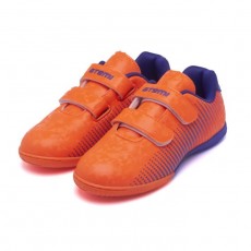 Бутсы футбольные Atemi SBA-006 INDOOR KIDS, оранжевый/фиолетовый, размер 30