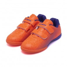 Бутсы футбольные Atemi SBA-006 INDOOR KIDS, оранжевый/фиолетовый, размер 32