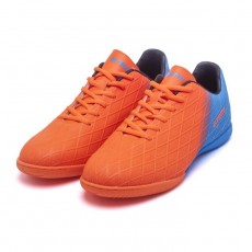 Бутсы футбольные Atemi SBA-005 INDOOR JUNIOR, оранжевый/голубой, размер 39