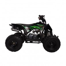 Детский квадроцикл бензиновый MOTAX GEKKON 90cc 1+1 (реверс), черно-зеленый