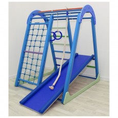 Детский спортивный комплекс Tiny Climber, 1050 × 1100 × 1300 мм, цвет голубой
