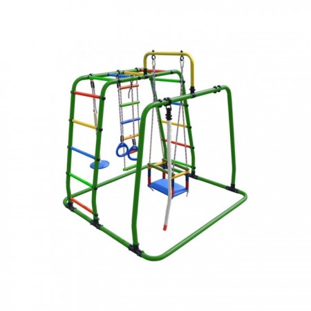 ДСК «Игрунок Т плюс», 1445 × 1440 × 1500 мм, цвет зеленый/радуга