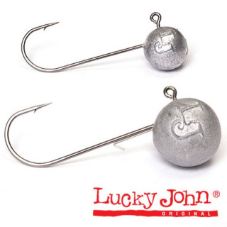 Джиг-головка Lucky John MJ ROUND HEAD, 2 г, крючок № 001