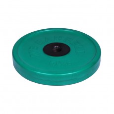 Диск олимпийский d=51 мм цветной 50 кг, цвет зелёный