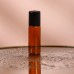 Флакон стеклянный для парфюма, со стеклянным роликом, 5 мл, цвет коричневый/чёрный