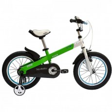 Велосипед 16" Royal Baby Buttons Alloy RB16-16, цвет зелёный, размер 16"