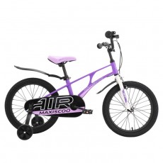 Велосипед 18" Maxiscoo Air стандарт, цвет фиолетовый матовый