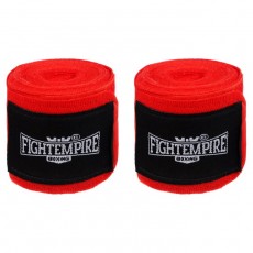 Бинты боксёрские эластичные FIGHT EMPIRE 4 м, цвет красный