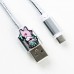 Кабель с доп элементом Micro USB, цвет микс