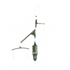 Монтаж фидерный донный X-FEEDER SHARK, кормушка BULLET FLYING-2, 3 крючка, 50 г