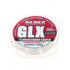 Леска Akara GLX Premium Clear, диаметр 0.275 мм, тест 7.5 кг, 100 м, прозрачная