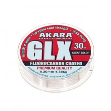 Леска Akara GLX Premium Clear, диаметр 0.2 мм, тест 4.35 кг, 30 м, прозрачная